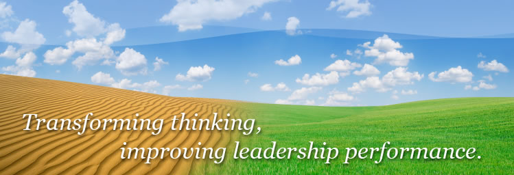 Transforming thinking, improving leadership performance.